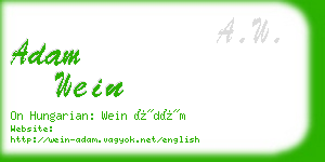 adam wein business card